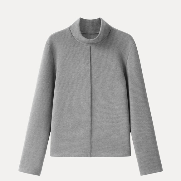 OGL Tops - OGL FuzzLuxe Turtleneck Long Sleeve Top Heather Grey large NWT
